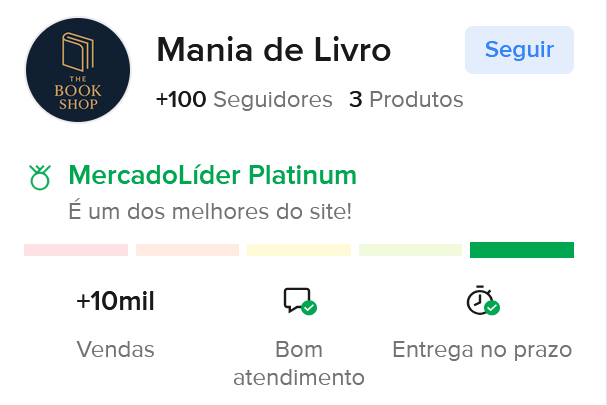 Perfil do vendedor